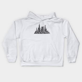 New York Cityscape Kids Hoodie